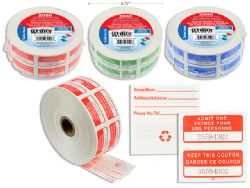 ROULEAU DE 2000 COUPONS DE TIRAGE DOUBLES